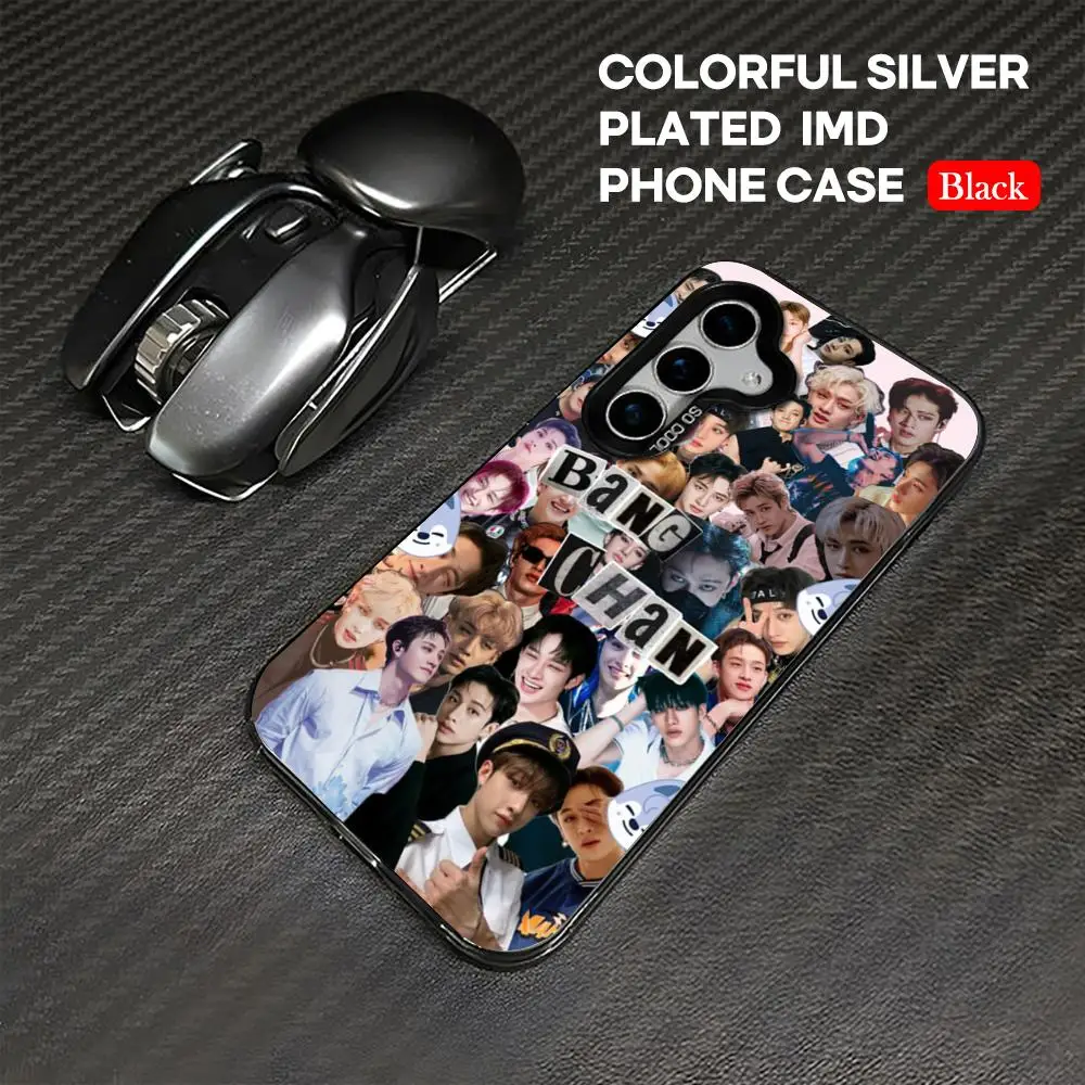 Vibrant Silver IMD Phone Case with Korean Singer Design