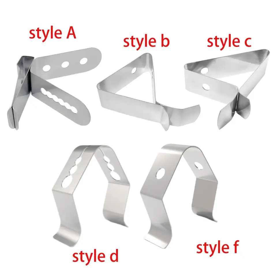 Clips Sonde Thermomètre 4 Clips Pour Sonde Thermomètre - Acier