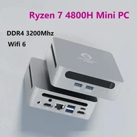 SZBOX S48 Ryzen 7 4800H Mini PC Windows 11 DDR4 3200Mhz NVme SSD WiFi6 BT5.2 Desktop Gamer Computer 1