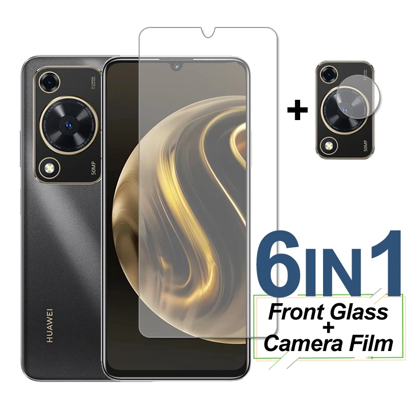 

Закаленное стекло для Huawei Nova Y72, защита экрана на Nova Y72, Защитная пленка для объектива камеры телефона Huawei Nova Y72, стекло