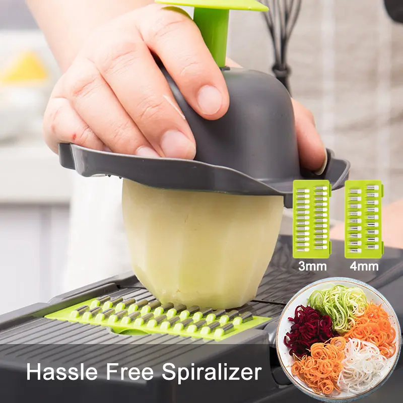 Quick Salad Maker Chopper Salad Cutter Bowl Swiftly Dice Fruits &  Vegetables, BPA-Free Healthy Meals and Salads in Minutes Multi-functional  (White) 