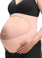 Ceinture de soutien pour le ventre de maternité, sangle d'épaule réglable et respirante pour femmes enceintes, prénatale et post-partum 2