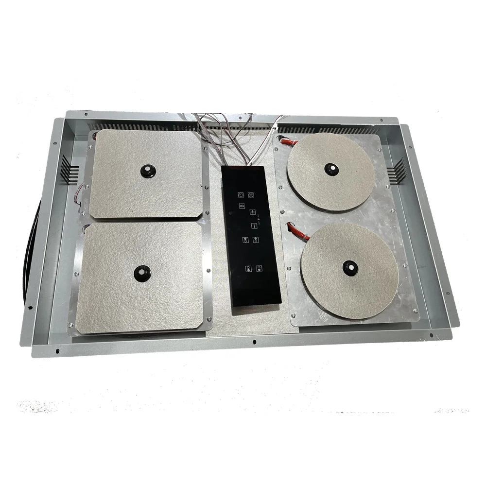 Invisible Induction Bob Home Appliances 4 Burners Black Glass Panel Hidden Induction Cooker