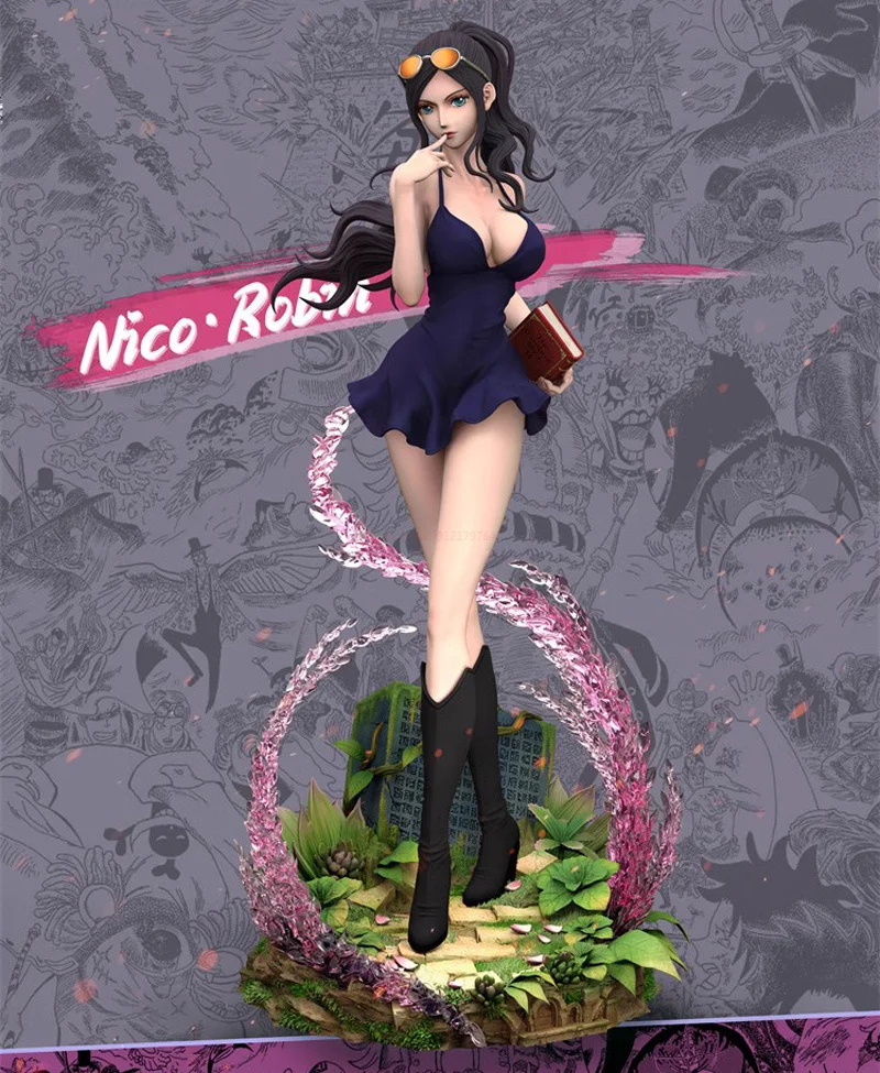 thumbnail image 1 of Figura de One Piece de Nico Robin de 36 cm, figura sexy de anime, figura Hentai, ropa, estatua extraíble de PVC, modelo de muñeca, adorno de escritorio, juguetes, 1 of 5