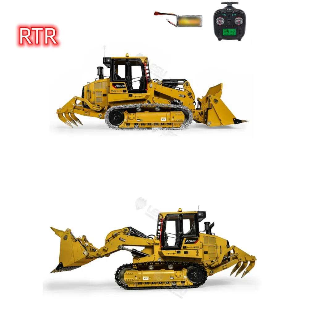 LESU AOUE 973K 1/14 RTR RC Hydraulic Metal Loader Trucks Painted Assembled Model  ESC Motor Remote Control Cars Toys for Boys 3