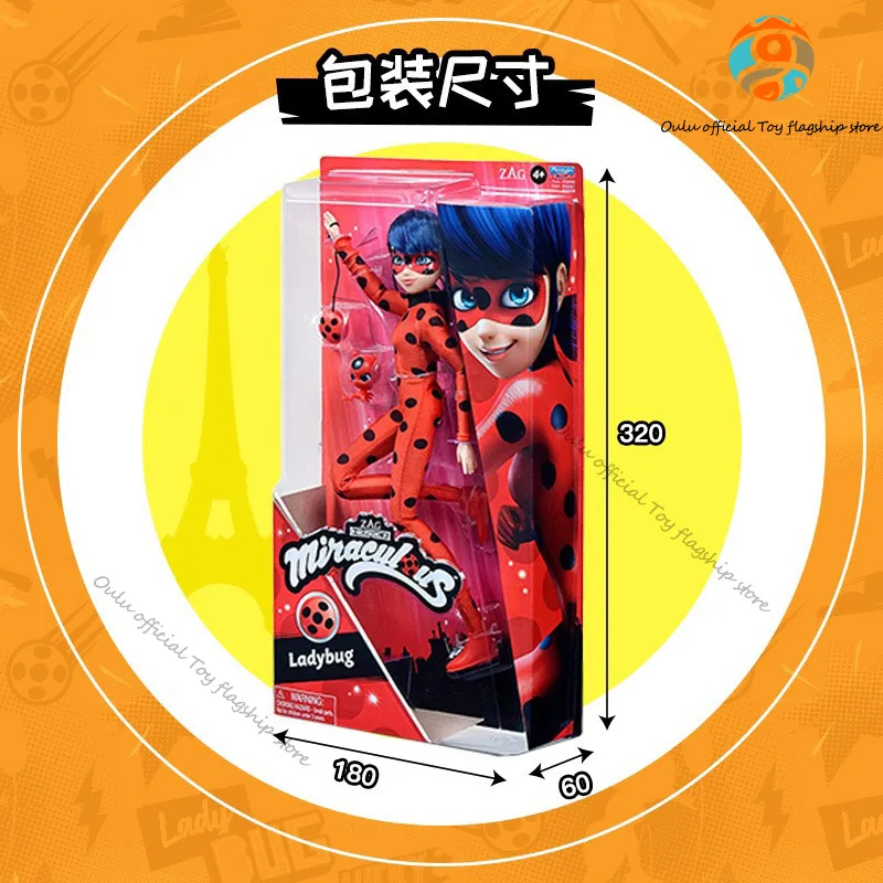 28cm Original Miraculous Ladybug Anime Figure Cat Noir Action Figure  Desktop Decoration Halloween Christmas Gift - AliExpress