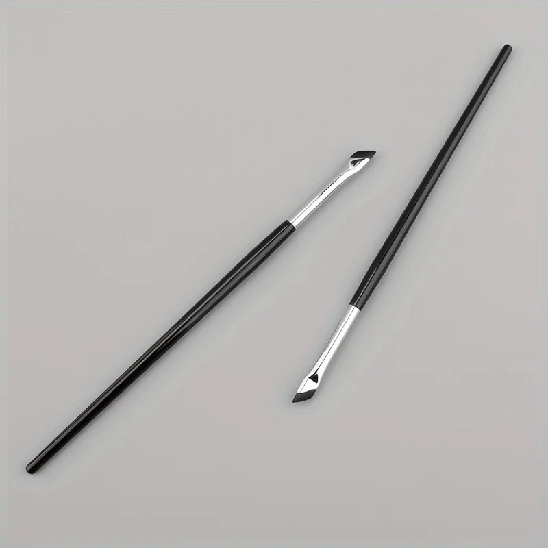1pc Blade Eyeliner Brush, Ultra Fine Angle Flat Eyebrow Brush, Place Under The Eyes Makeup Brush Precise Detail Brush