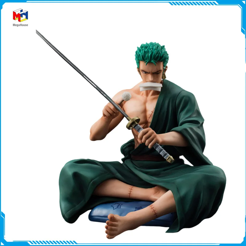 

In Stock MegaHouse P.O.P ONE PIECE Roronoa Zoro New Original Anime Figure Model Toys for Boys Action Figures Collection Doll Pvc