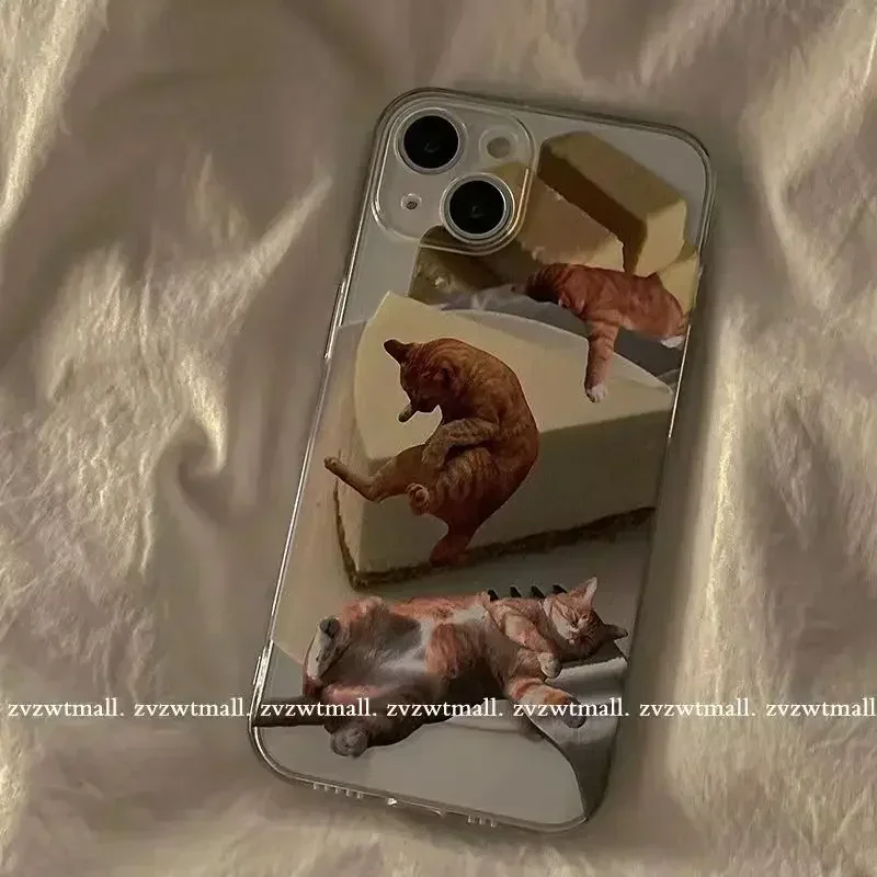 thumbnail image 1 of Funda de teléfono con dibujo de perro lindo coreano para iPhone 14 13 11 12 Pro Max 7 8 Plus X XR XS TPU suave transparente estética trasera, 1 of 5