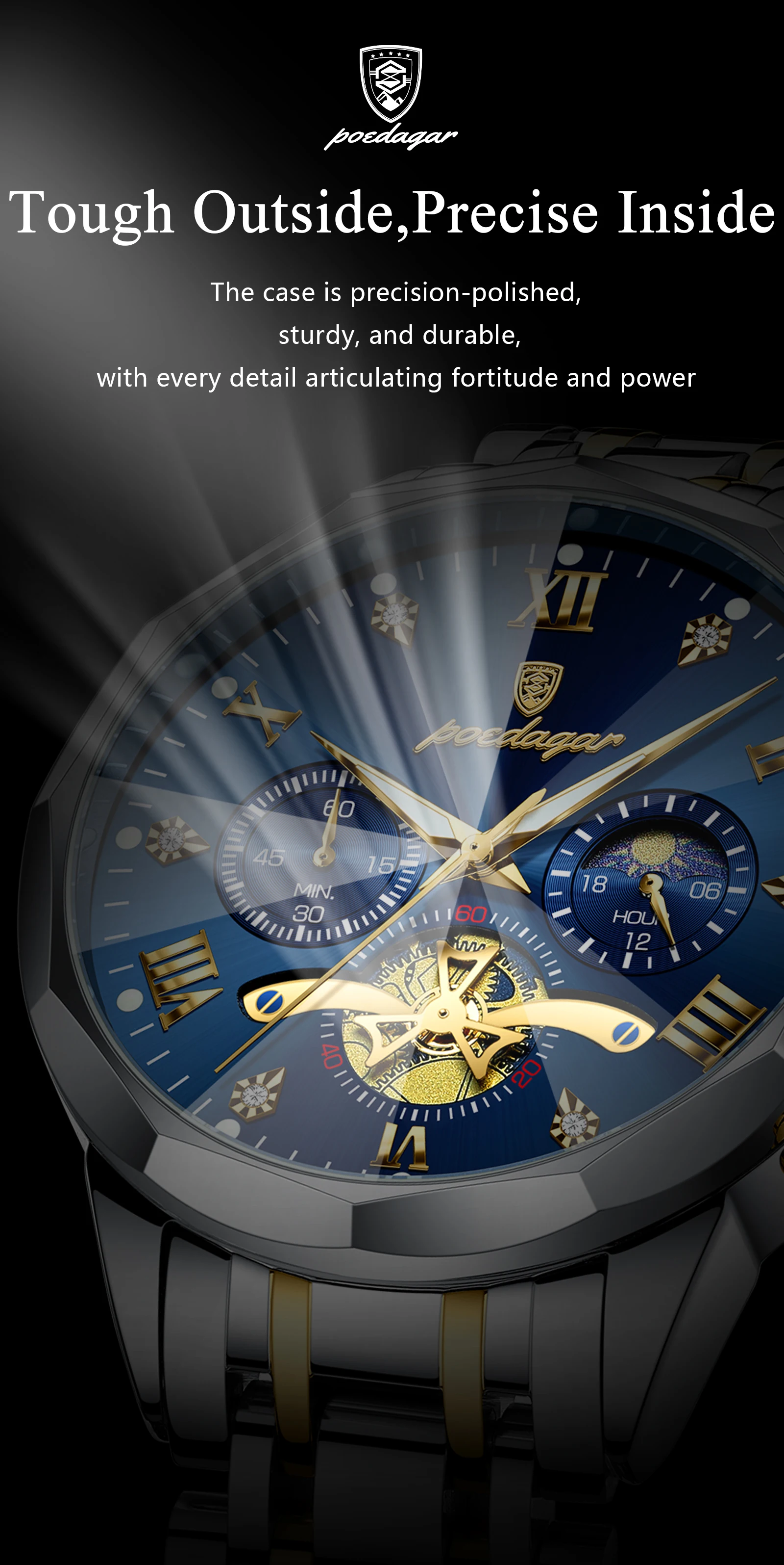 POEDAGAR Watch Detail 6