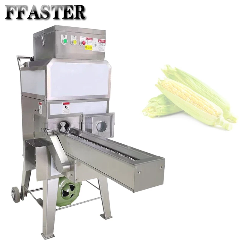 

Automatic Corn Thresher Conveyor Belt Fresh Sweet Waxy Frozen Corn Commercial Thresher Fresh Corn Peeling Equipment
