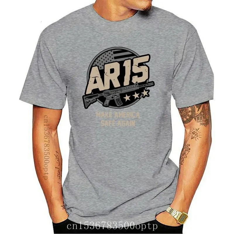 

Tee Make America Safe Again AR-15 Rifle Gun Rights Molon Labe Second Amendment Shirt