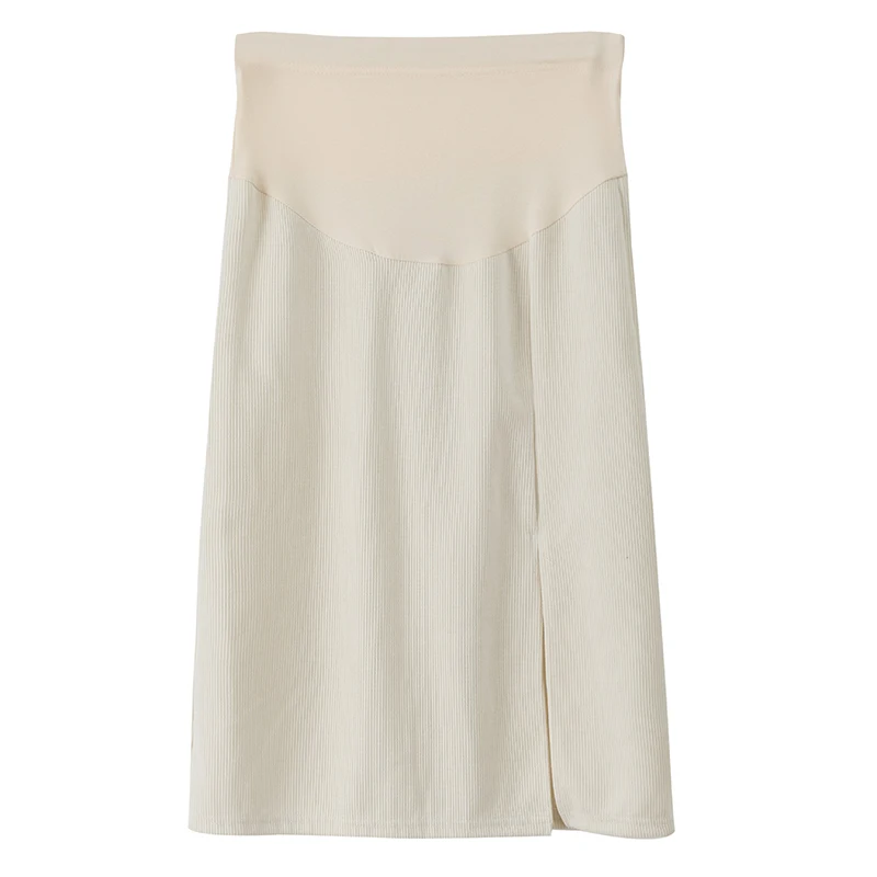 Q70816# Pregnancy Skirt Skirts Women Hip Skirt Spring Autumn Split Loose Slim Straight Mid-Long Maternity
