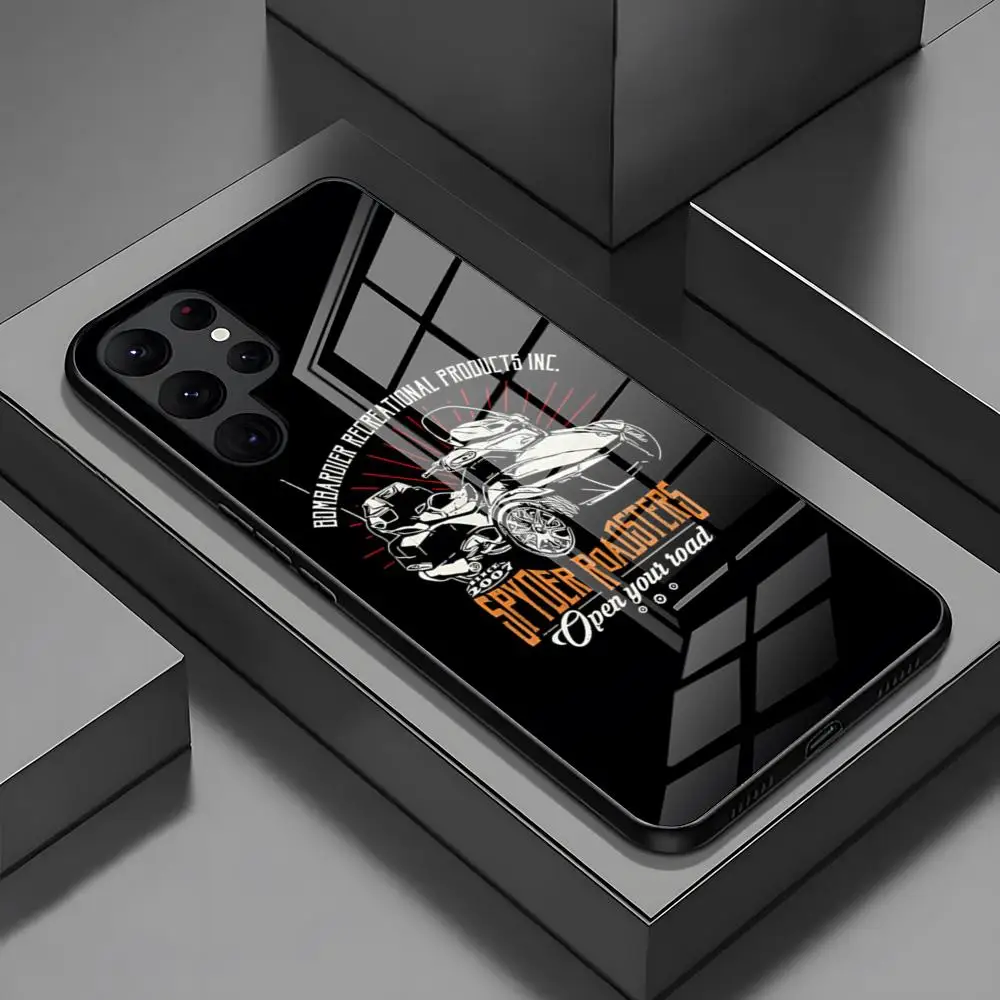 Can Am Team Glass Back Phone Case - Premium Protection Cover