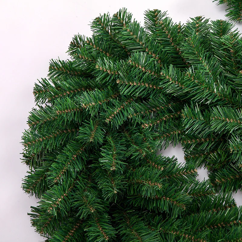 Guirlande lumineuse de Noël 4,5M 50 LED blanc chaud - guirlande artificielle verte à piles, 8