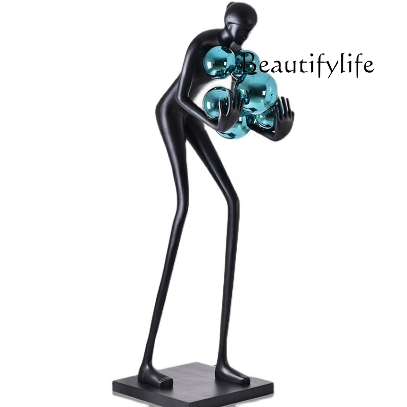 

Nordic Humanoid Art Sculpture Floor Lamp Home Exhibition Hall Showcase Floor Ornaments