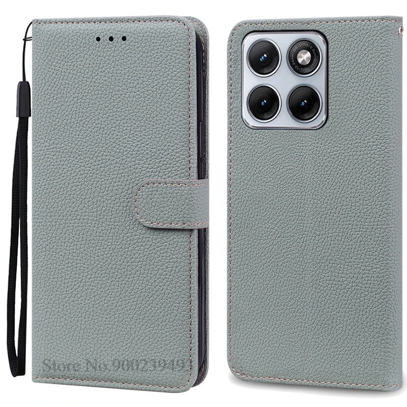 Enhanced Leather Flip Wallet Cover | Magnetic Book-Style Protective Case for Motorola Edge 70 Fusion