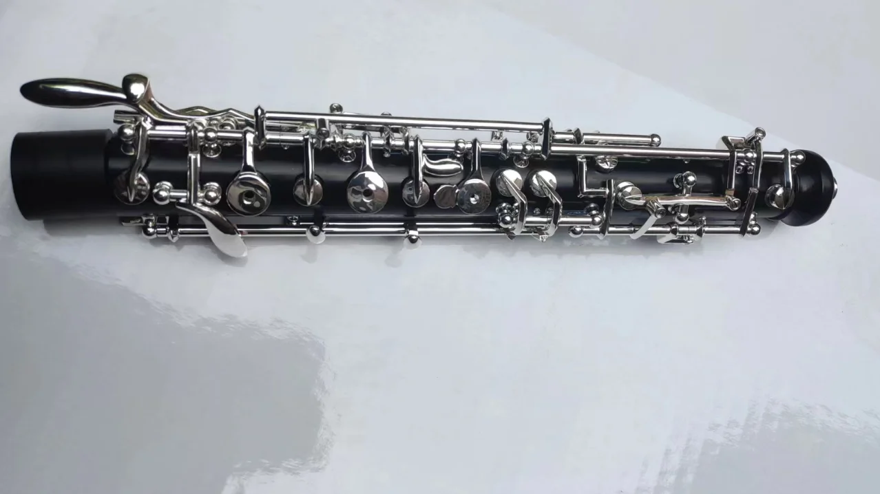 Full Automatic Black Wood silver Oboe