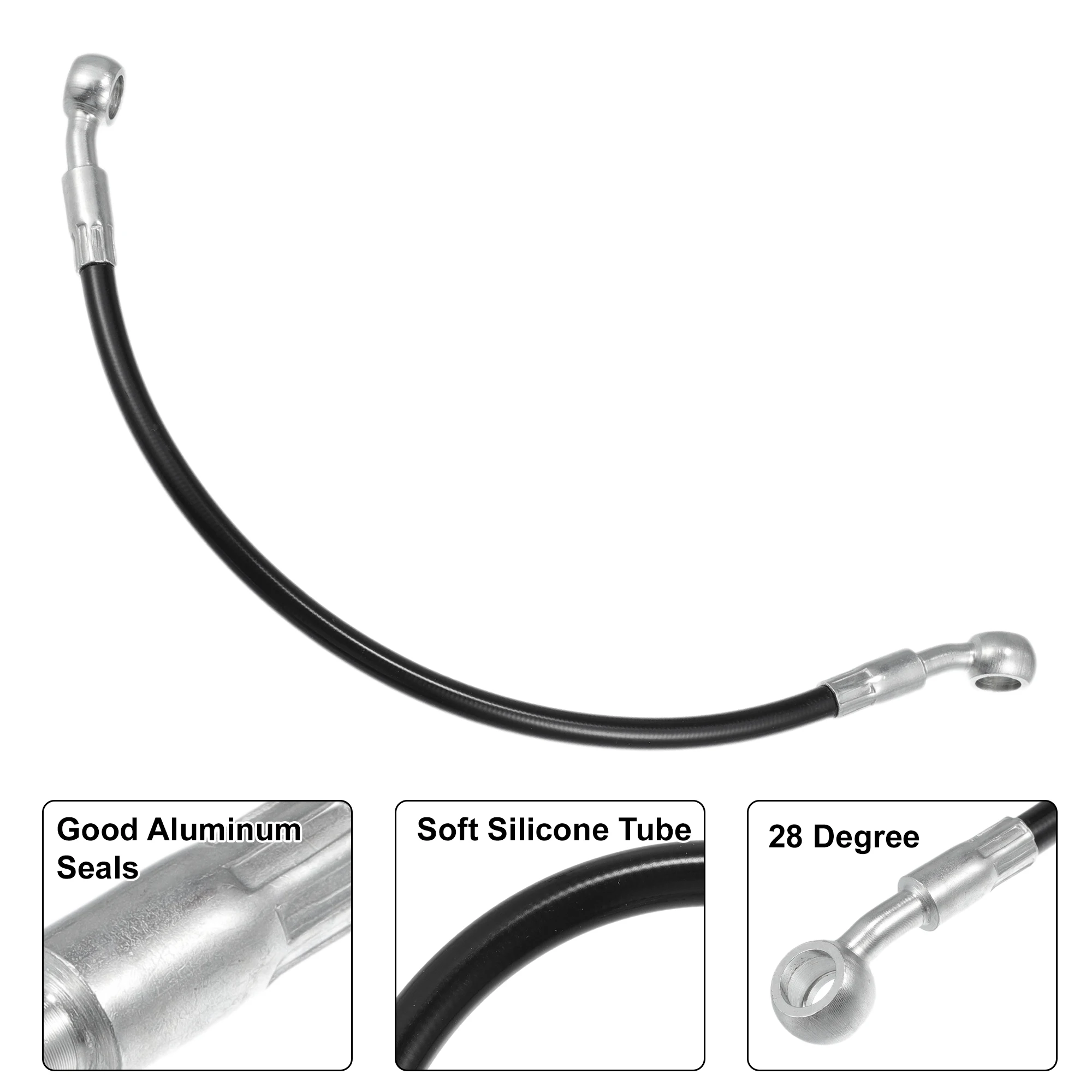 Motorcycle Brake Hose Motoforti 30 50 60 80 90 100 110 150 180 200 220cm Brake Hose Motorcycle Hydraulic Brake Line Oil Hose Pipe Bike 1 Set
