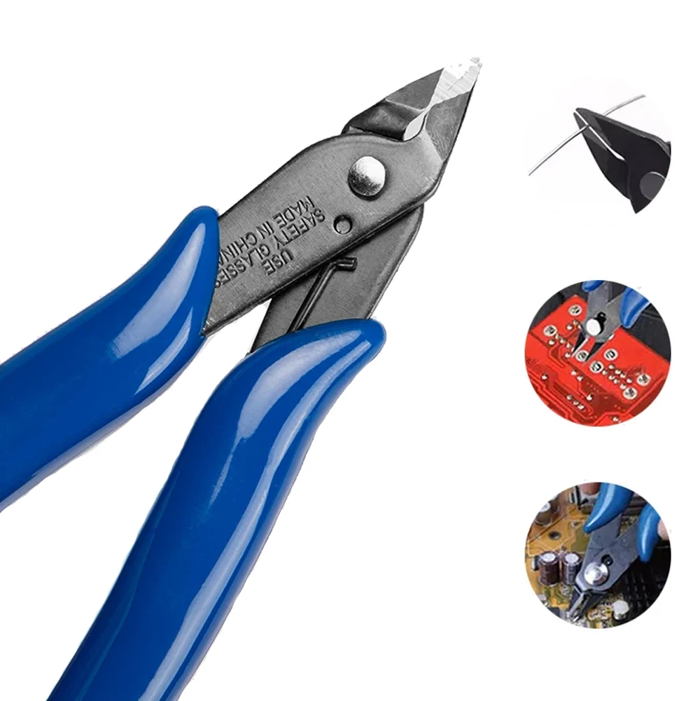 1Pc Multi-tools Electrical Wire Cable Cutters Cutting Pliers Side Snips Flush Stainless Steel Nipper Hand Tools wire cutters