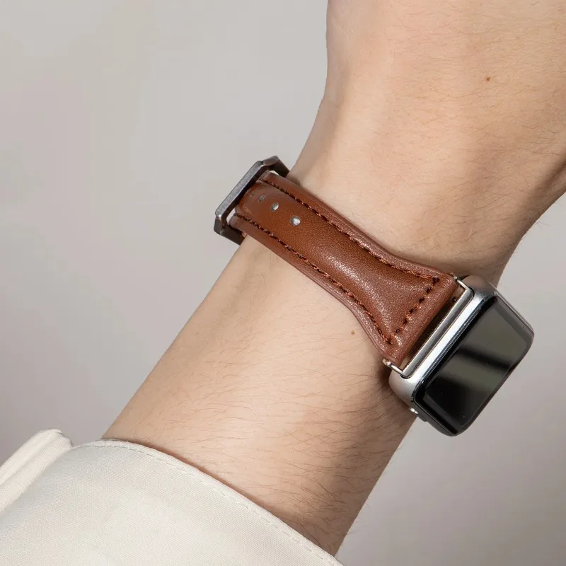Premium Leather Replacement Band for Galaxy Fit 3 - Sporty Women's Bracelet Strap