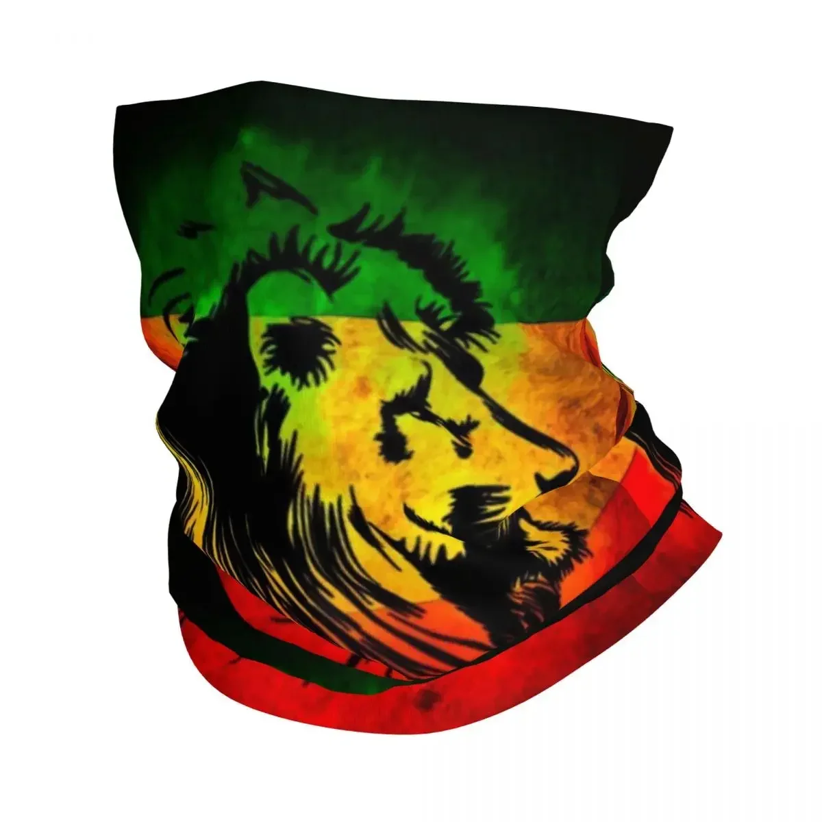 

Бандана Rasta в полоску с Львом, накидка на шею с принтом, Jamaican Jamaica, маска, шарф, многофункциональная маска для лица, для верховой езды, унисекс, для взрослых