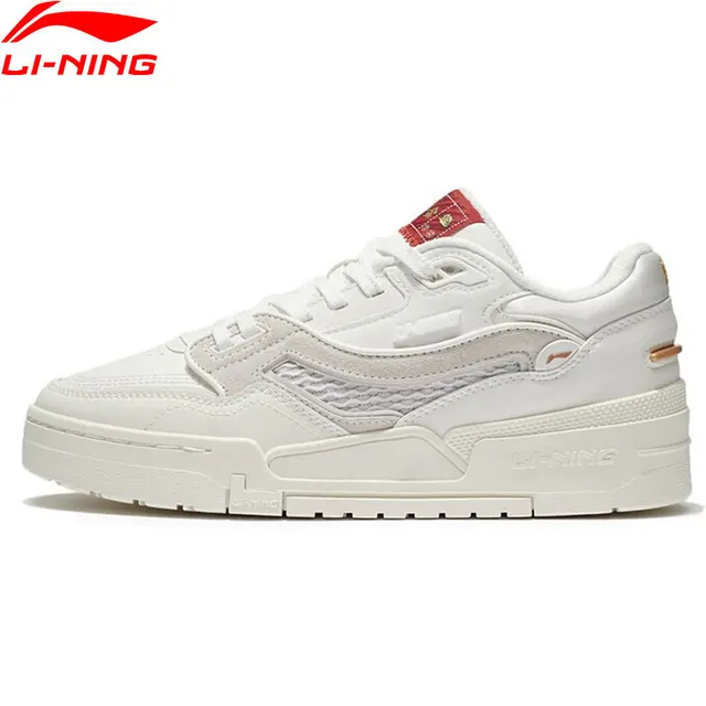 Li-Ning Women Rich Everyday 001 BTC Classic Lifestyle Shoes Dual Cushion LiNing Leisure Lace-up Retro Sport Sneakers AGCS024 1