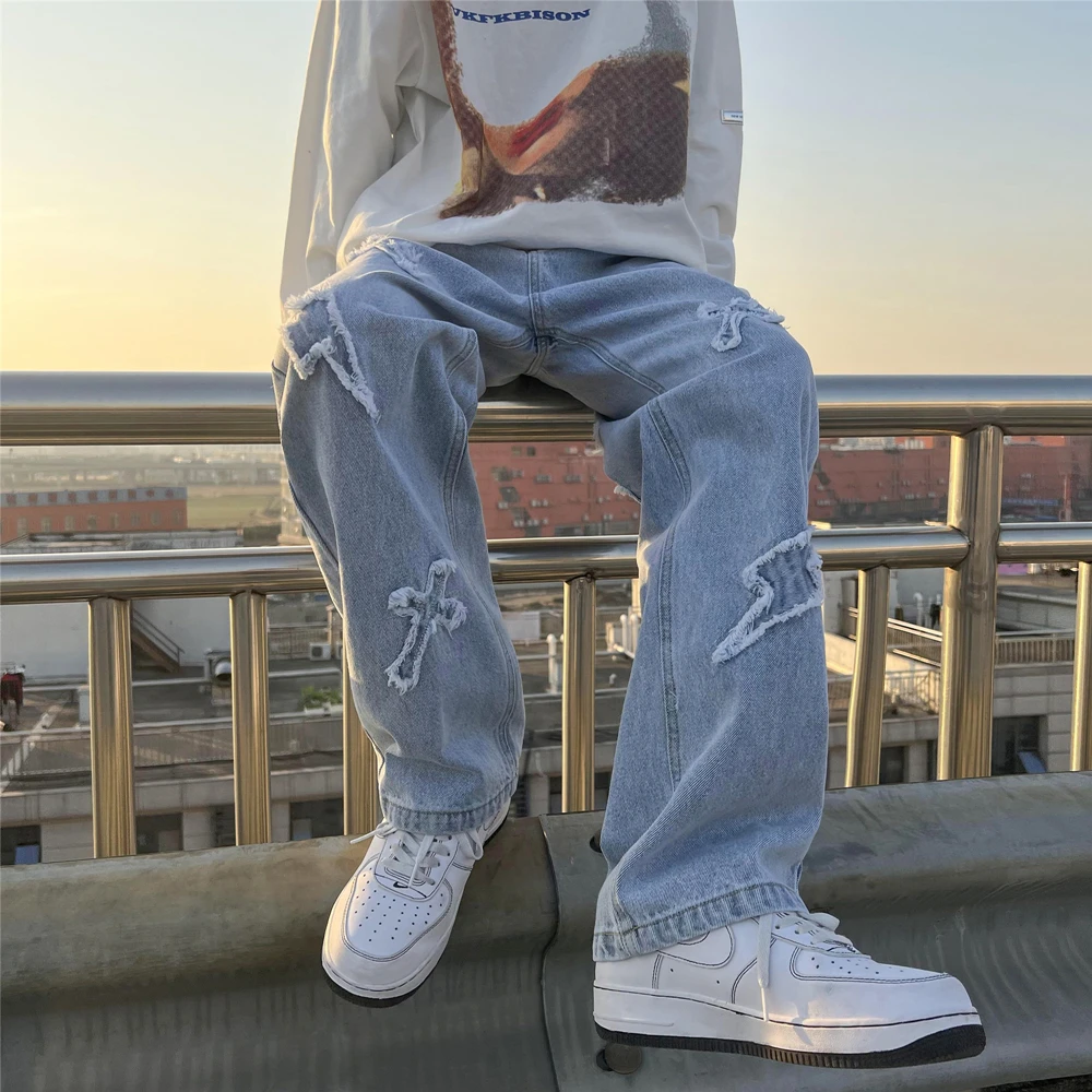 Pantalones online anchos aesthetic
