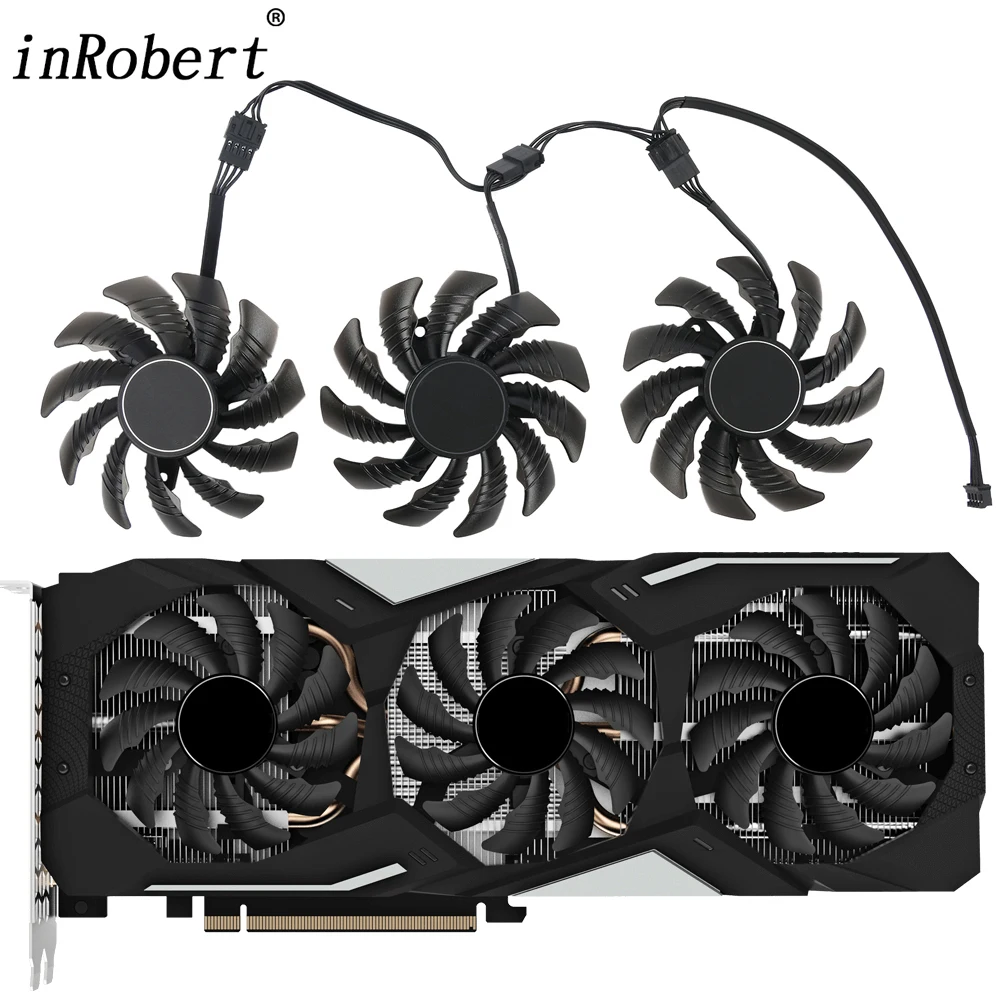 78Mm Ggtx 1660 1660Ti Sostituzione Ventola Di Raffreddamento Per Gigabyte Geforce Gtx 1660Ti 1660 Ventola Per Scheda Grafica Super Gaming