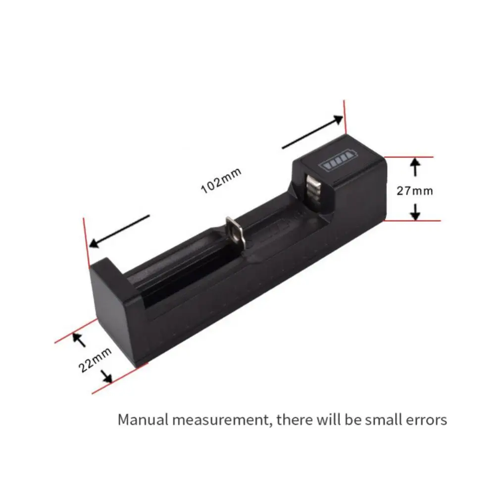 Lithium Battery Charger Dock Station Cradle Intelligent Ic Control Output 4.2v/500ma 1~7PCS
