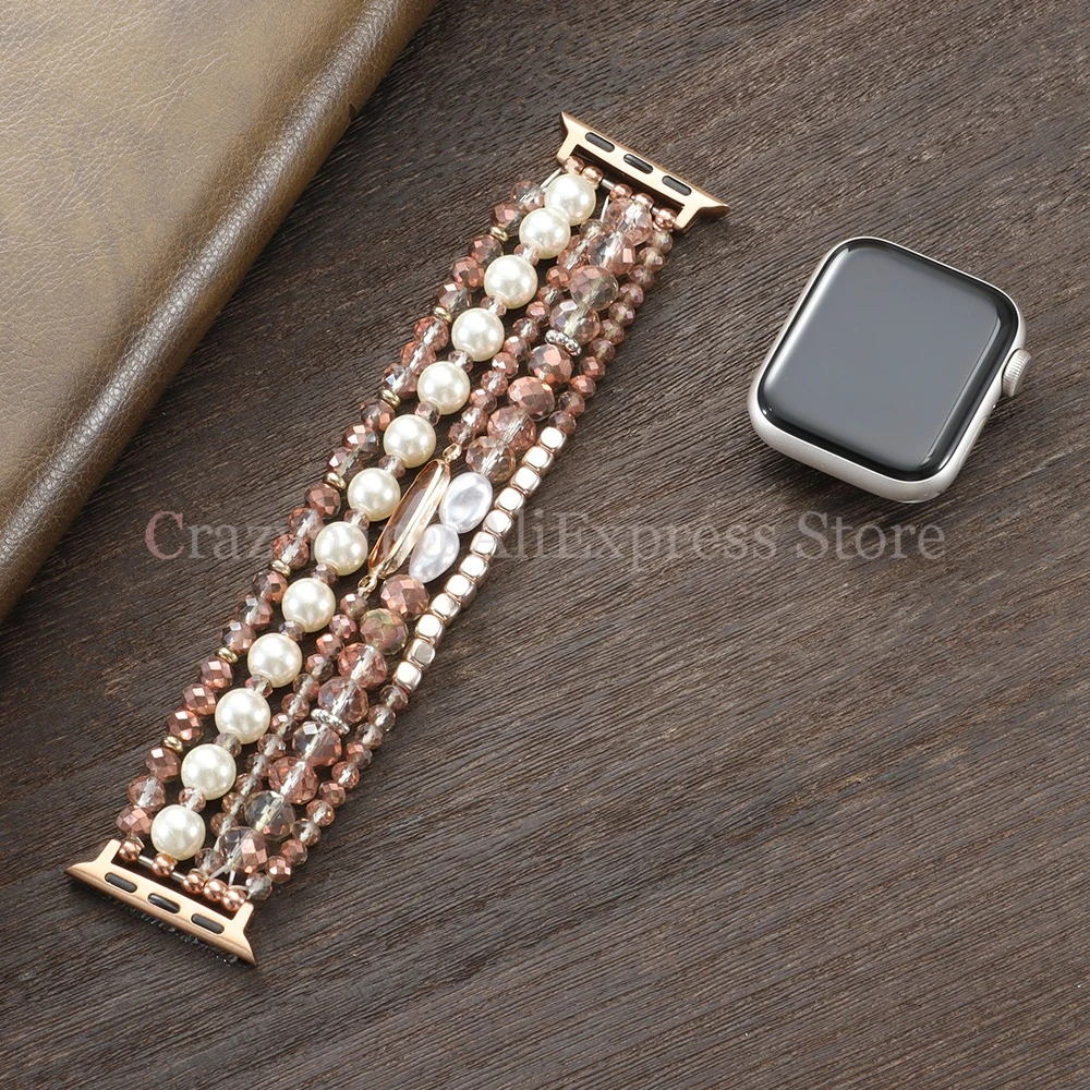 Elegant Pearl Jewelry Strap - Women's Luxury Bracelet Band