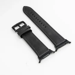 Premium PU Leather Watch Strap - No-Gap Design Bracelet for Galaxy 7 Ultra 47mm (HB)