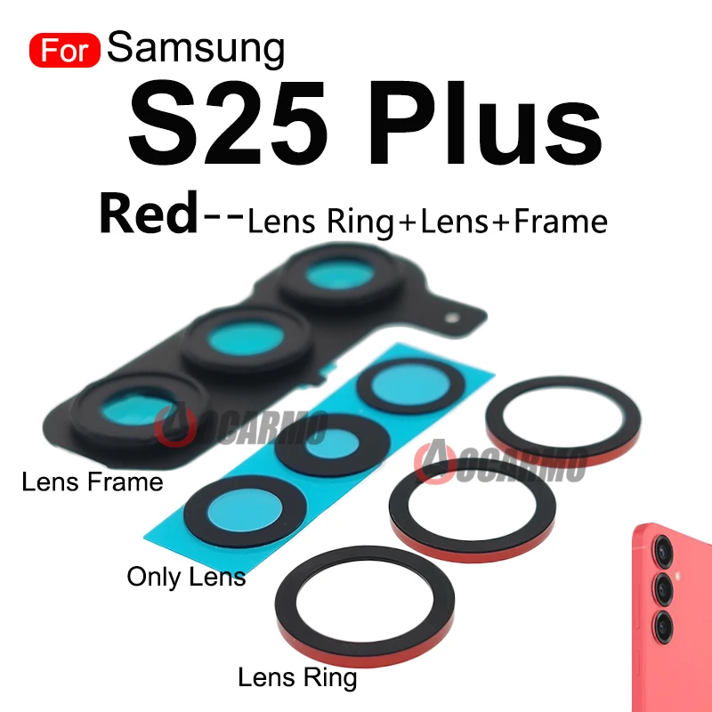 Rear Camera Lens and Frame Replacement for Samsung Galaxy S25+ Repair