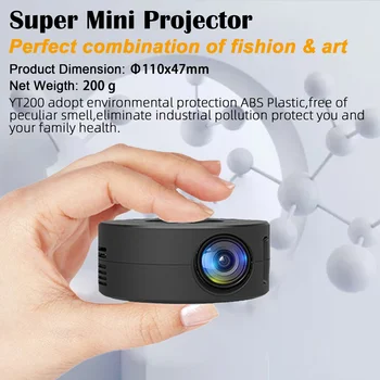 YT200 MINI Projector Portable Home Theater Cinema Laser Smart TV Beamer LED Video Projectors 4k Movie Via HD Port projector Gift YT200 MINI Projector Portable Home Theater Cinema Laser Smart TV Beamer LED Video Projectors 4k Movie.png