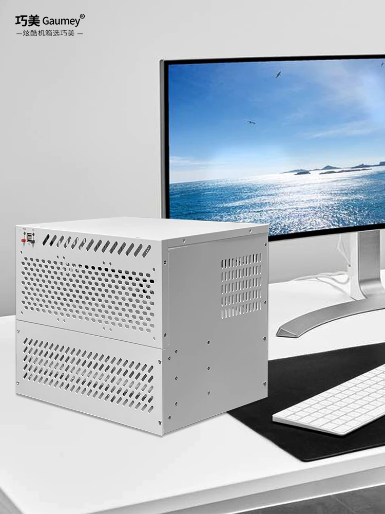 NAS 섀시 9 디스크 멀티 디스크 ATX 파워 MATX 마더보드, 전체 높이 pcie 파일 스토리지 클라우드 서버