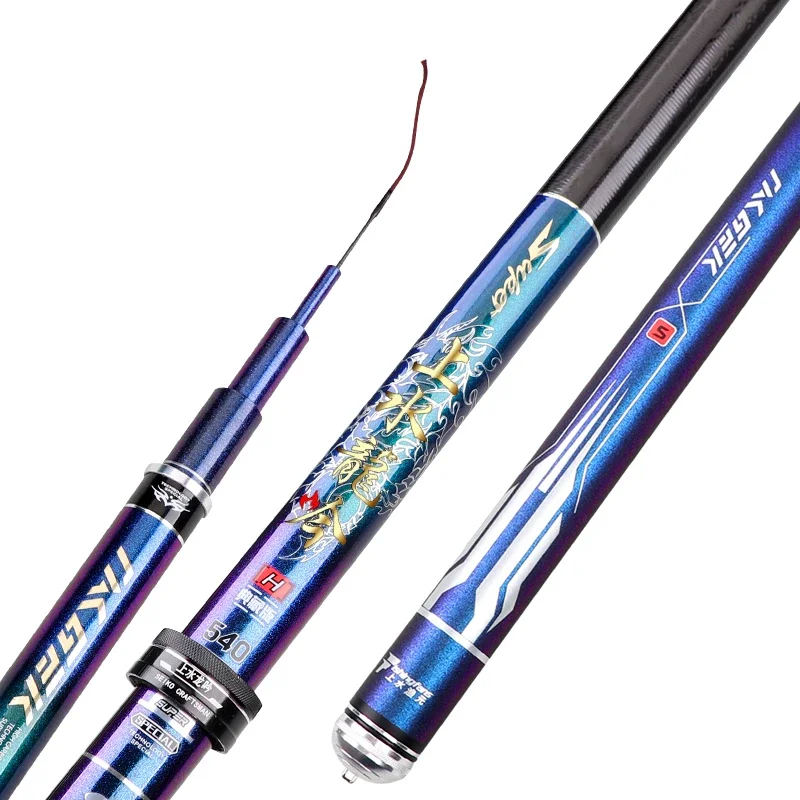 FISHINGFANS Ultraleichte, ultraharte Kohlefaser-Angelrute, hochwertige Karpfen-Süßwasser-Angelrute – Detail 4