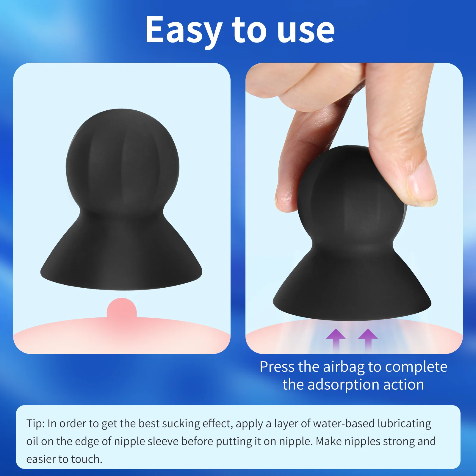 Nipple Sex Toys 2PCS/Set Nipple Sucker Pump Suction Cup Breast Massager Pussy Clitoris Stimulator No Vibrator For Woman Couples
