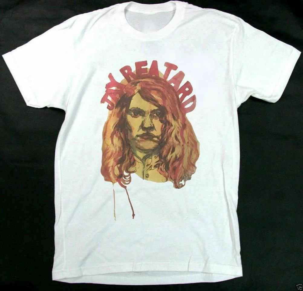 Белая хлопковая Футболка Jay Reatard унисекс, полный размер