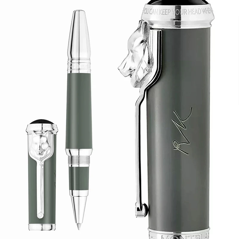 TS Writer Edition Rudyard Kipling Signature MB Ballpoint Pen Luxury Monte Stationery With Embossed Wolf Head Design 6358/8600 ace frehley anomaly walmart exclusive signature tattoo edition 1 cd