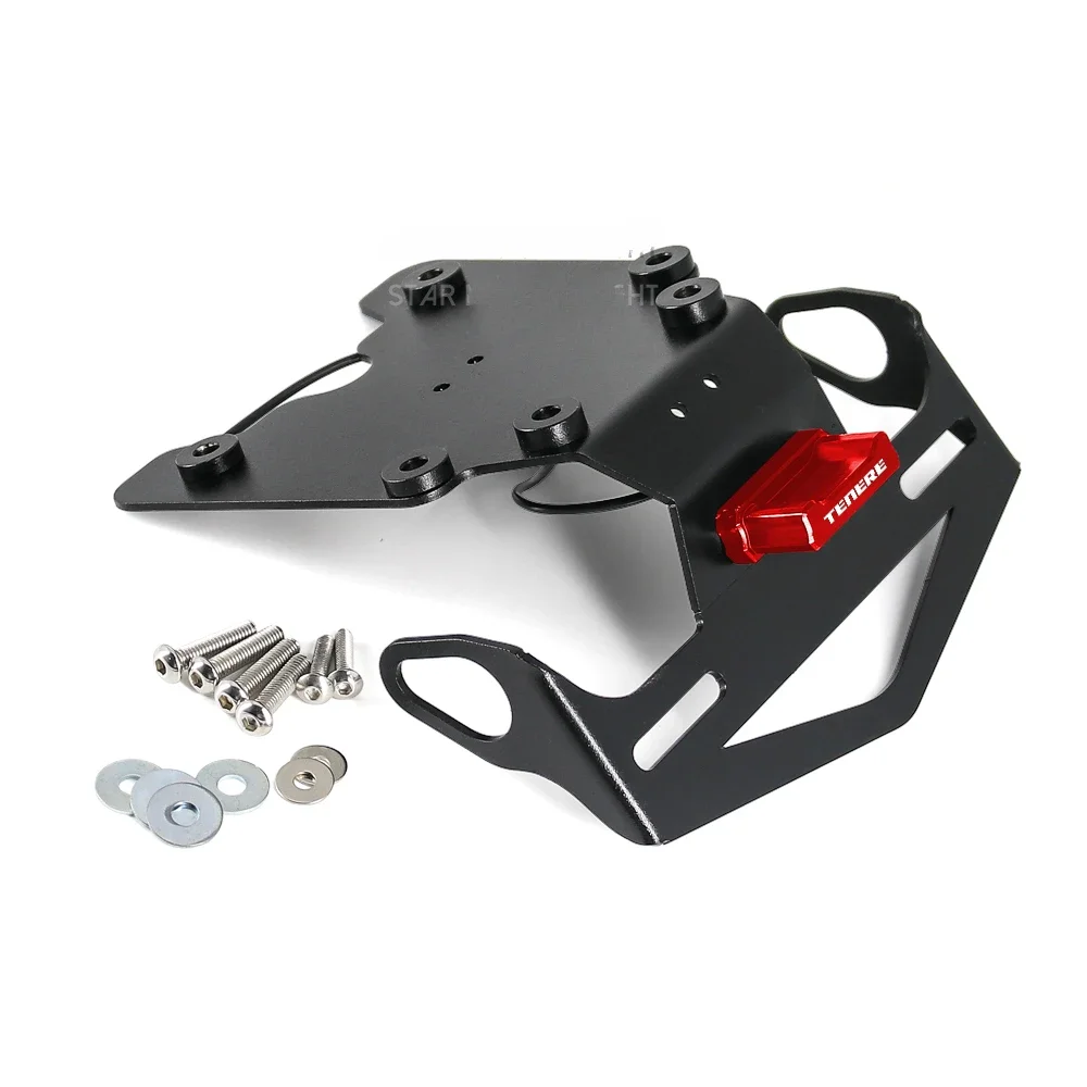 

Motorcycle Rear License Plate Holder Bracket with Light Tail Tidy Fender Eliminator For Yamaha Tenere 700 XT700Z Tenere700 2019-