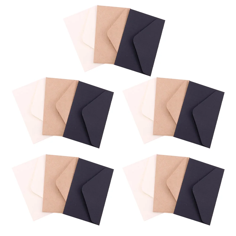 

30Pcs Retro Envelopes Rectangular Miniature Envelopes Adorable Billet-doux Envelopes