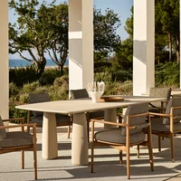 Table d'appoint en ciment nar, table basse en béton, simple, moderne, designer, patio extérieur, Wine--Sabi 4