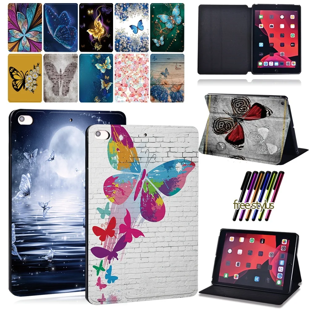 Custodia Per Tablet Per Apple Ipad 5Th Gen/7Th Gen/8Th Gen/Air 2/3/Ipad 2/3/4/ Ipad Mini 1/2/3/4/5/Ipad Pro/1St Gen/2Nd Gen Cover + Stilo