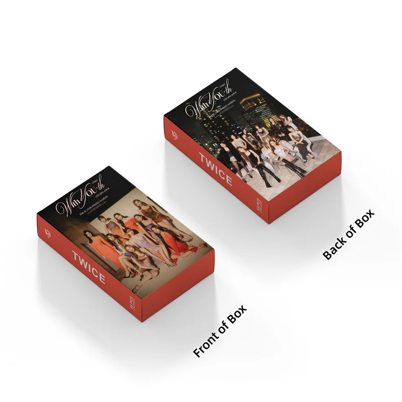 55pcs/set KPOP TWICE New Album WITH YOU LOMO Card AEYOUNG DAHYUN JIHYO MOMO NAYEON SANA MINA Girl Gift Postcard Photo Card