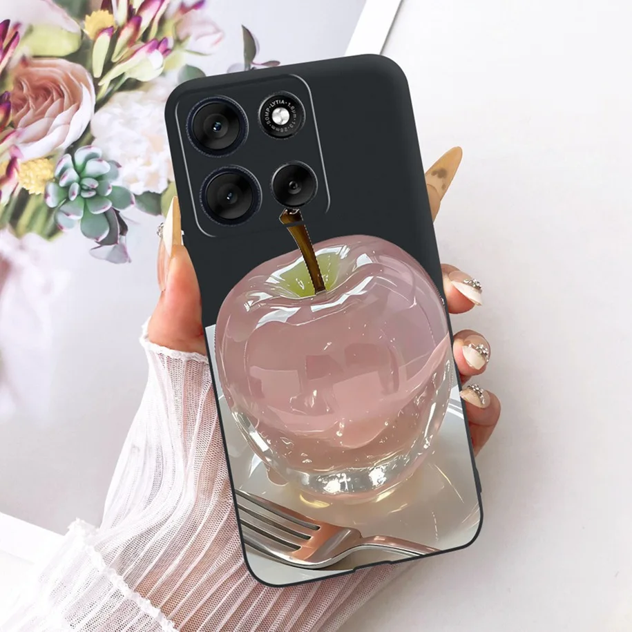 Stylish Bowknot Flower Soft Silicone Phone Case