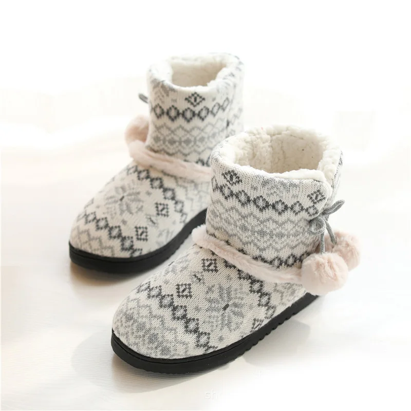 Comemore Weave Plush Slides Winter Fur Home Boots Slippers Women Warm Cotton Flat Platform Indoor Shoes Women Cozy Slipper women slippers platform slippers flat slippers warm slippers