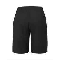 Plus Size 1XL-5XL New Women's Casual Five-point Shorts Pocket Fake Drawstring Women Clothing Beach Shorts - Image 2