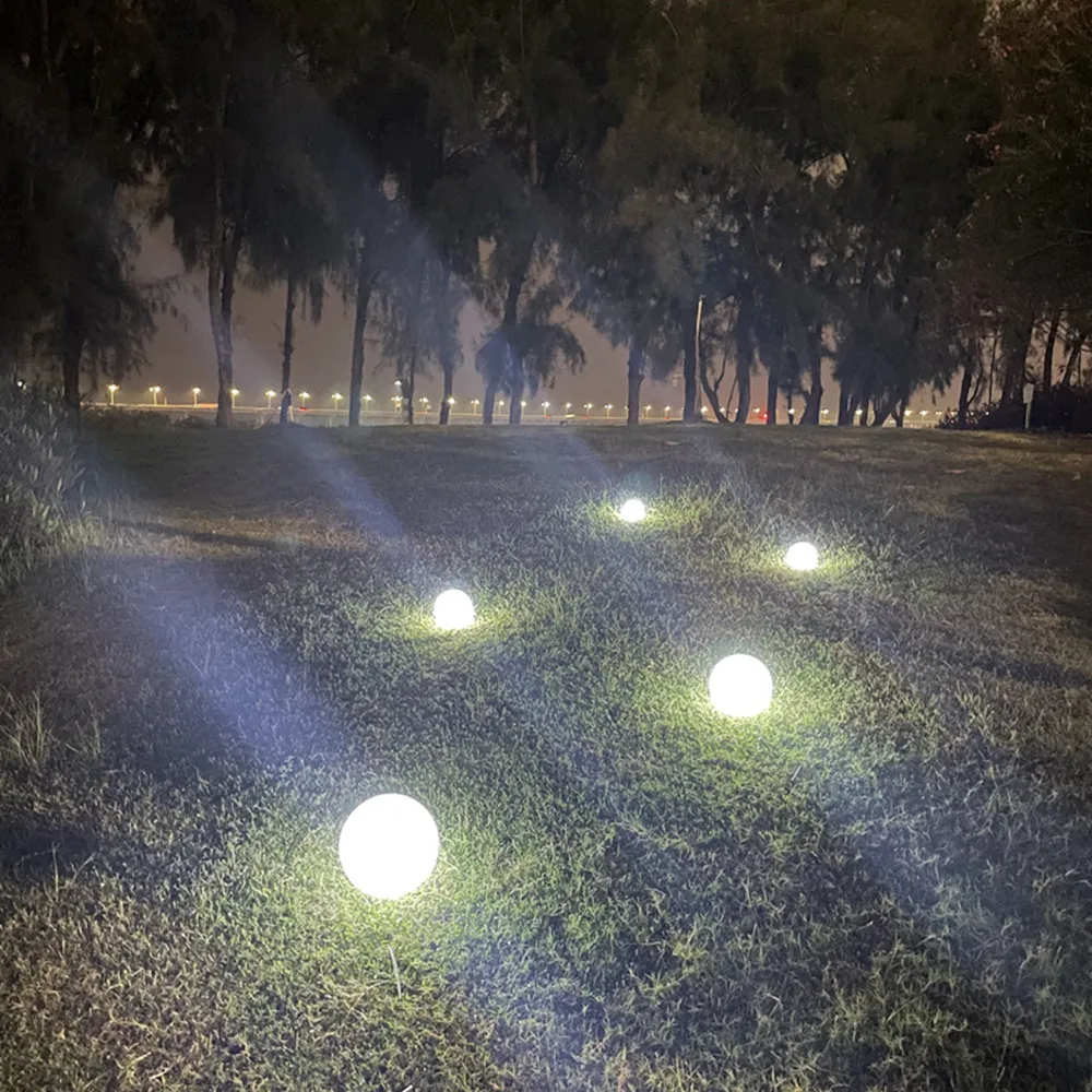 Rechargeable LED Ball Light, Color Changing Globe Lamp Outdoor Garden RGB Orb Light for Bar Yard Patio Pathway Night Light Relax 5