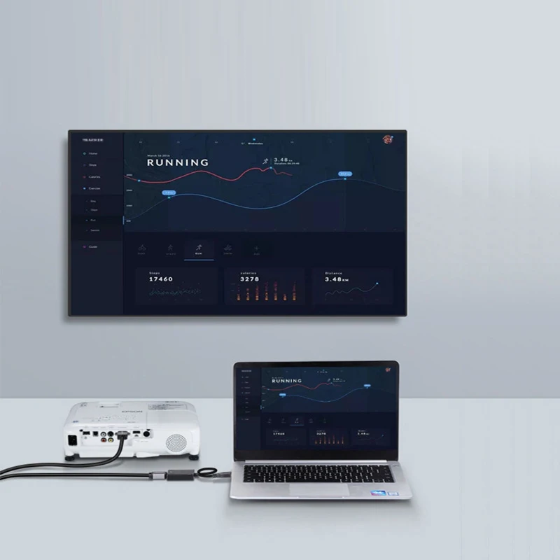 Vídeo Externa, Conversor Multi Display, Desktop, Laptop, PC, Monitor, Projetor, HDTV