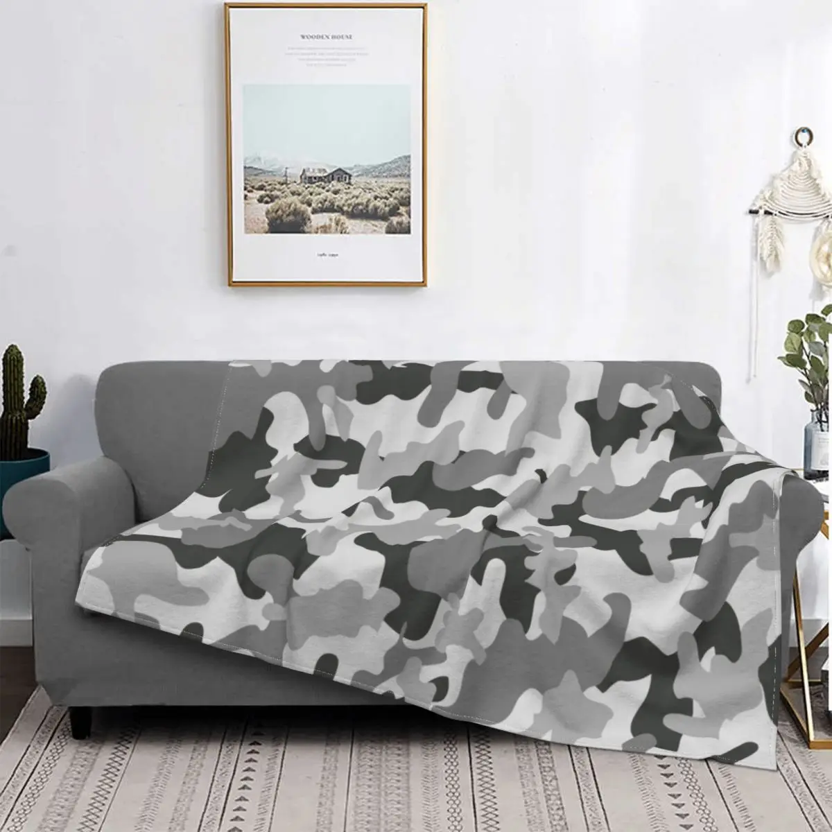 Military Camouflage Blanket Camouflage Fleece Blankets Military